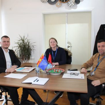 Арачиново: Денес, во Општина Арачиново, Градоначалникот на Општината, г. Даути Беќири, оствари средба со претставници на ОБСЕ.